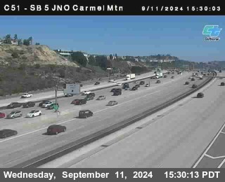 SB 5 at Carmel Mountain Rd.