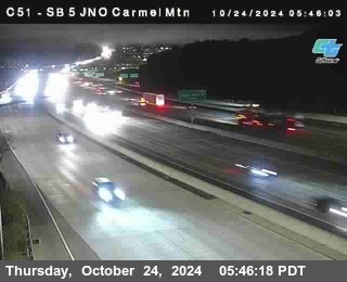 SB 5 at Carmel Mountain Rd.