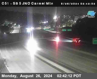 SB 5 at Carmel Mountain Rd.