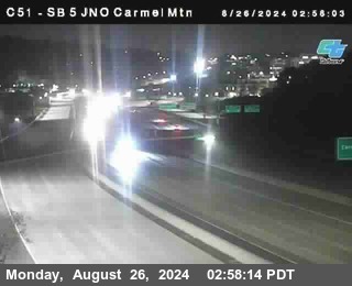 SB 5 at Carmel Mountain Rd.