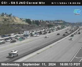 SB 5 at Carmel Mountain Rd.