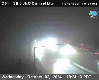 SB 5 at Carmel Mountain Rd.