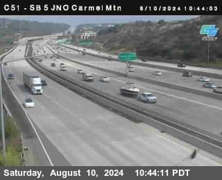 SB 5 at Carmel Mountain Rd.