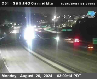 SB 5 at Carmel Mountain Rd.