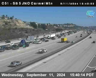 SB 5 at Carmel Mountain Rd.