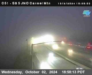 SB 5 at Carmel Mountain Rd.