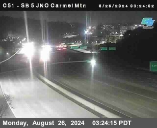 SB 5 at Carmel Mountain Rd.