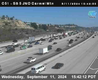 SB 5 at Carmel Mountain Rd.