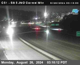 SB 5 at Carmel Mountain Rd.