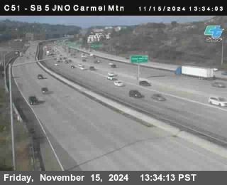 SB 5 at Carmel Mountain Rd.