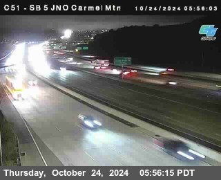 SB 5 at Carmel Mountain Rd.