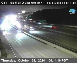 SB 5 at Carmel Mountain Rd.