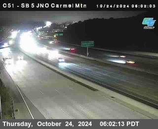 SB 5 at Carmel Mountain Rd.