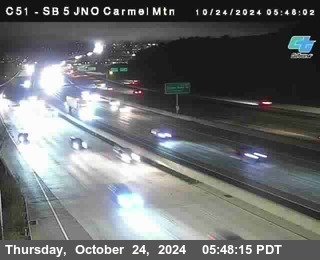 SB 5 at Carmel Mountain Rd.