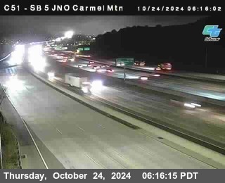 SB 5 at Carmel Mountain Rd.