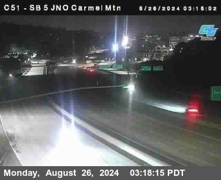 SB 5 at Carmel Mountain Rd.