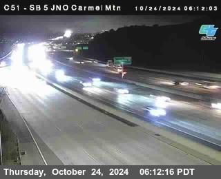 SB 5 at Carmel Mountain Rd.