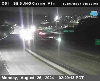 SB 5 at Carmel Mountain Rd.