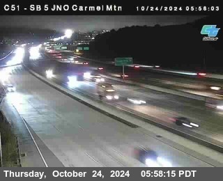 SB 5 at Carmel Mountain Rd.