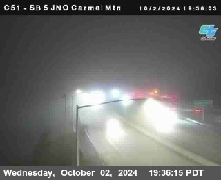 SB 5 at Carmel Mountain Rd.