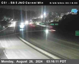 SB 5 at Carmel Mountain Rd.