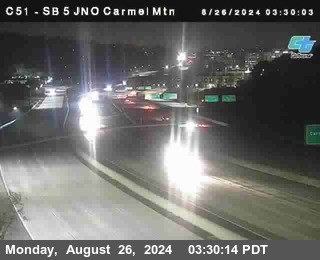 SB 5 at Carmel Mountain Rd.