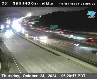 SB 5 at Carmel Mountain Rd.