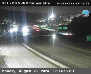 SB 5 at Carmel Mountain Rd.