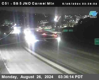 SB 5 at Carmel Mountain Rd.