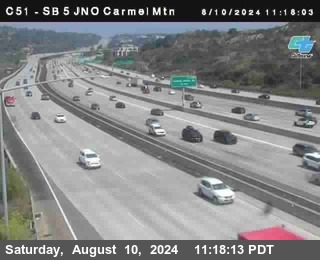 SB 5 at Carmel Mountain Rd.