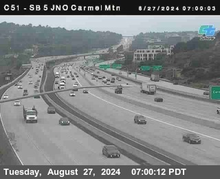 SB 5 at Carmel Mountain Rd.