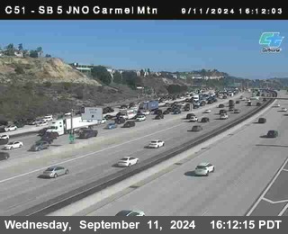 SB 5 at Carmel Mountain Rd.