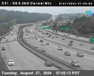 SB 5 at Carmel Mountain Rd.