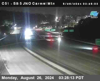 SB 5 at Carmel Mountain Rd.