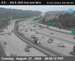 SB 5 at Carmel Mountain Rd.