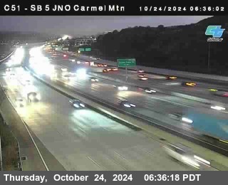 SB 5 at Carmel Mountain Rd.