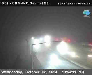 SB 5 at Carmel Mountain Rd.