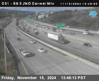 SB 5 at Carmel Mountain Rd.