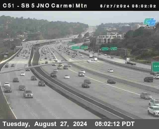 SB 5 at Carmel Mountain Rd.