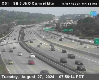 SB 5 at Carmel Mountain Rd.