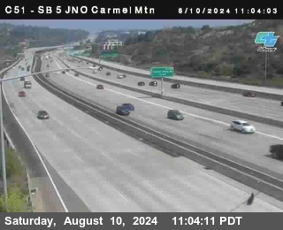 SB 5 at Carmel Mountain Rd.