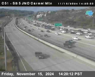 SB 5 at Carmel Mountain Rd.