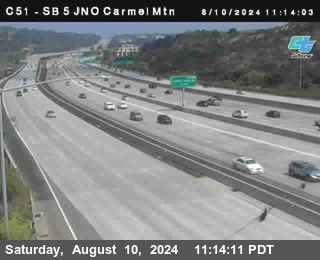 SB 5 at Carmel Mountain Rd.