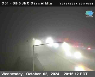 SB 5 at Carmel Mountain Rd.