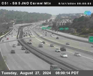 SB 5 at Carmel Mountain Rd.