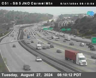 SB 5 at Carmel Mountain Rd.