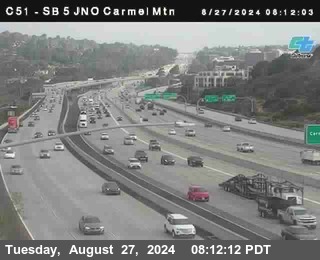 SB 5 at Carmel Mountain Rd.