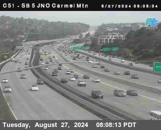 SB 5 at Carmel Mountain Rd.