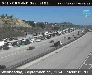 SB 5 at Carmel Mountain Rd.