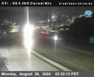 SB 5 at Carmel Mountain Rd.